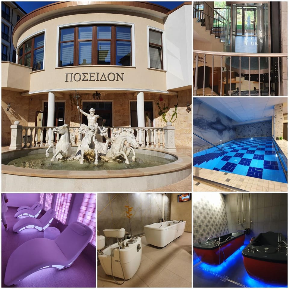 Property building, Hot Tub, Massage, Sauna, Solarium, Steam room, Spa and wellness centre/facilities, Fitness centre/facilities