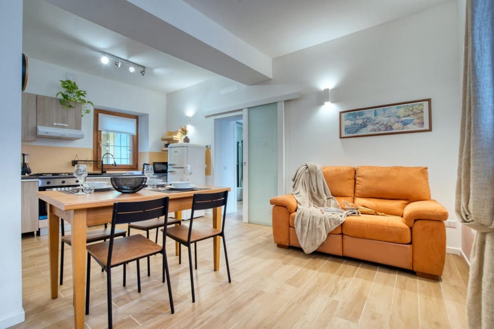 Kitchen or kitchenette, Living room, Dining area