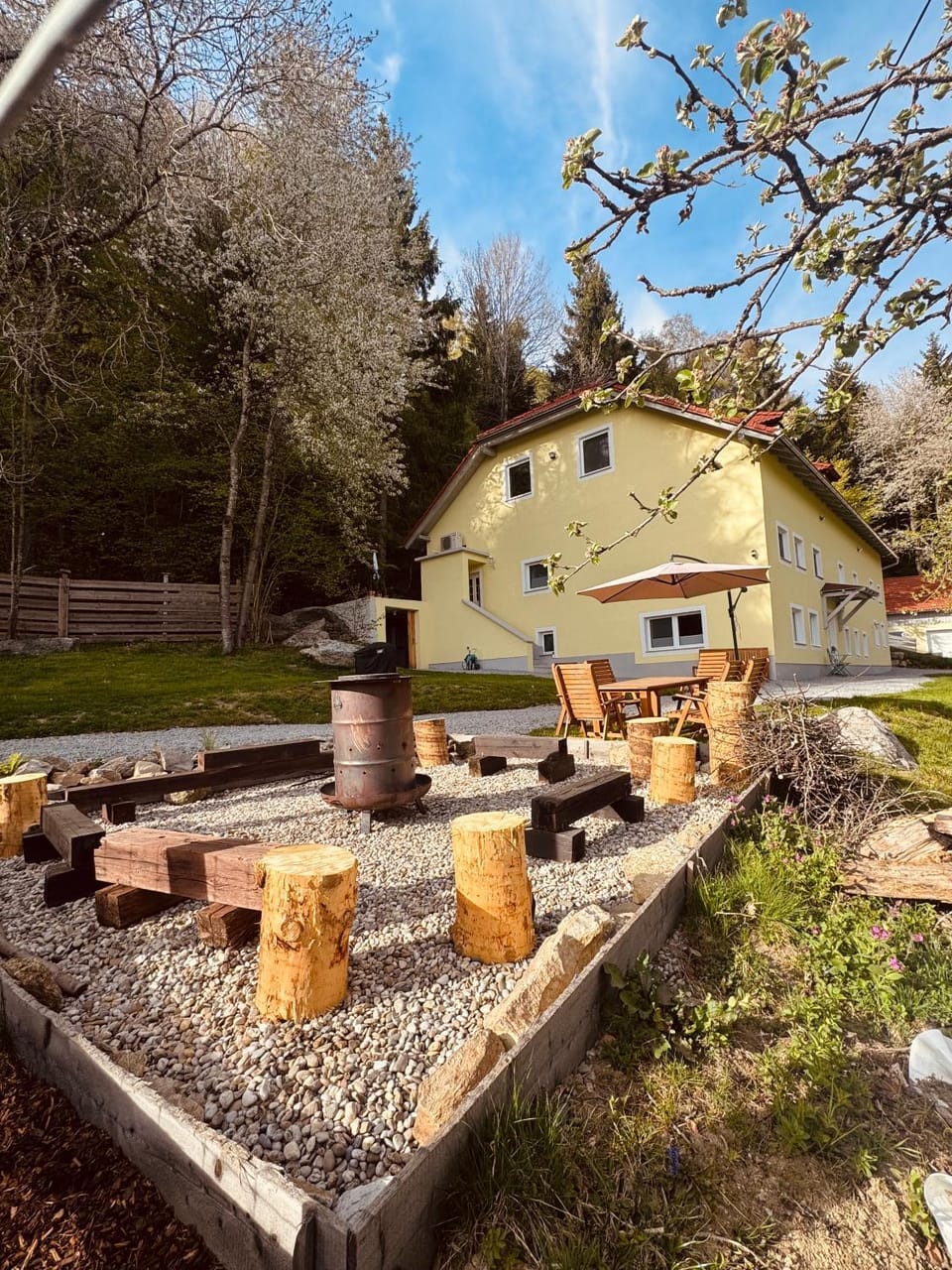 Spring, Garden view