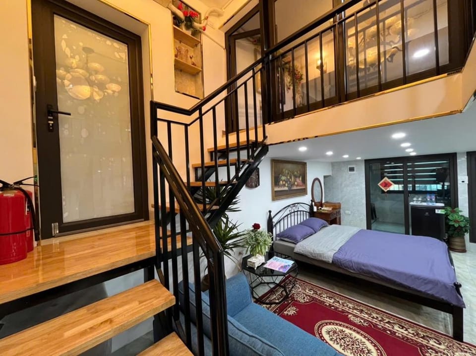 Sunny Balcony Apartment in Hanoi
