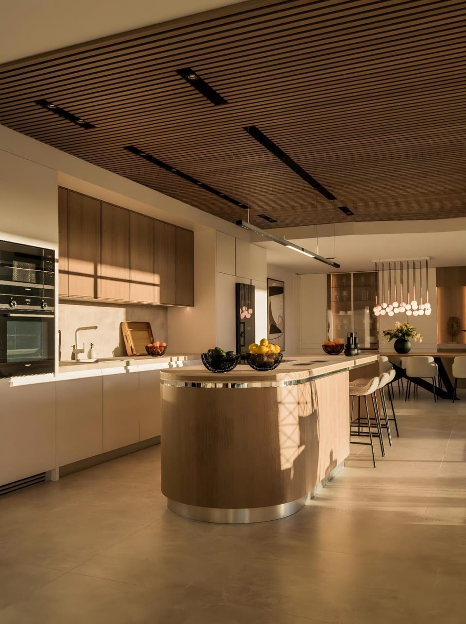 Kitchen or kitchenette, Living room