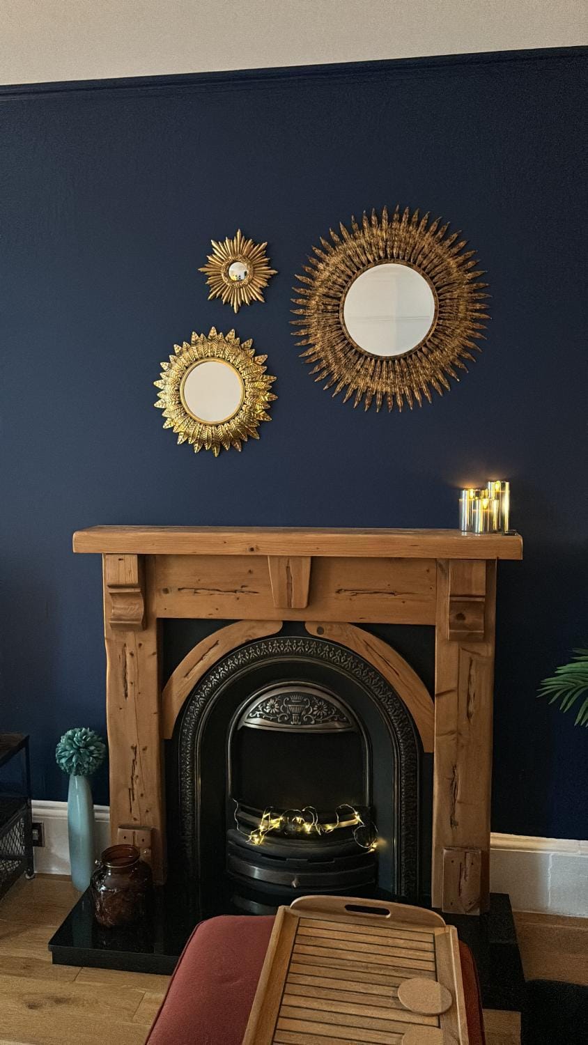 Decorative detail, fireplace