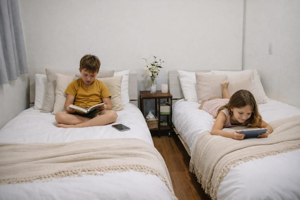 Bed, People, Bedroom