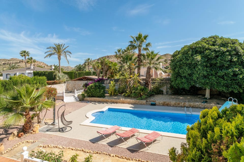 Property building, Living room, Swimming pool