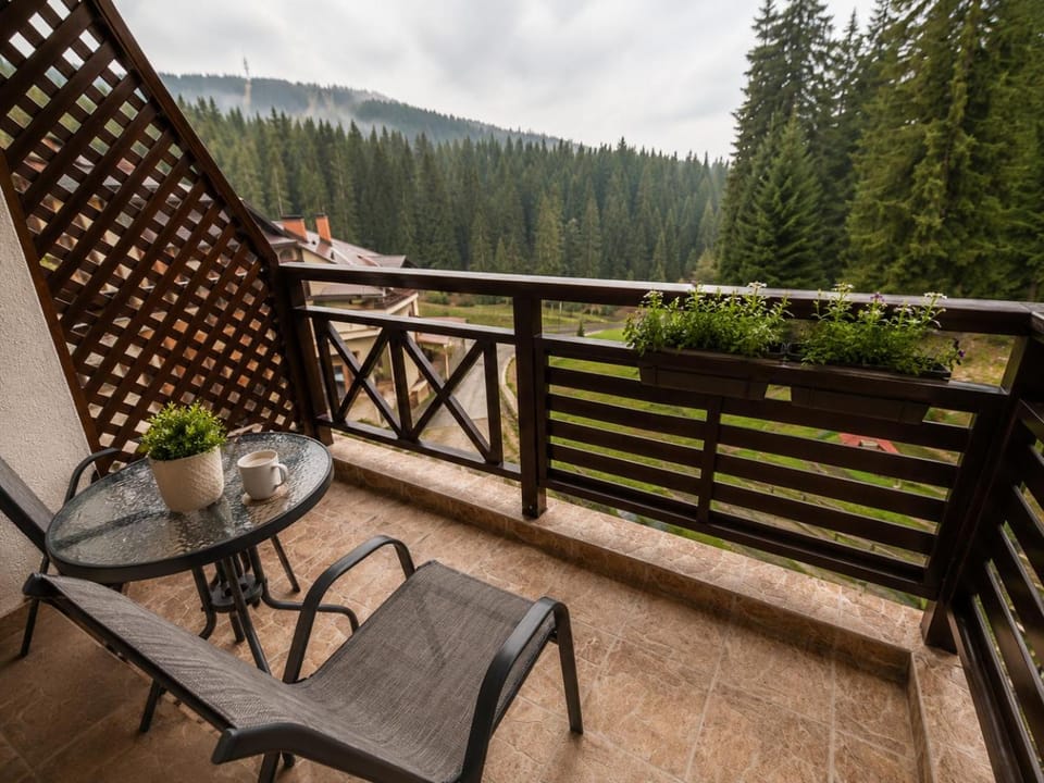 Day, Natural landscape, Dining area, Mountain view