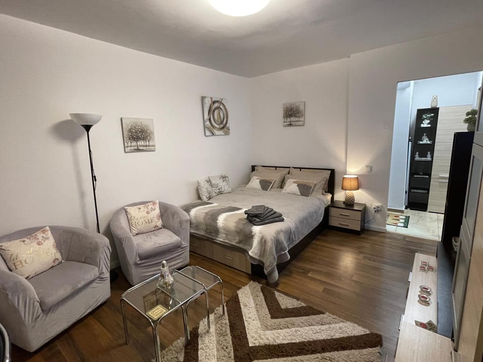 Bed, TV and multimedia, Living room, Photo of the whole room, Seating area, Bedroom, wardrobe