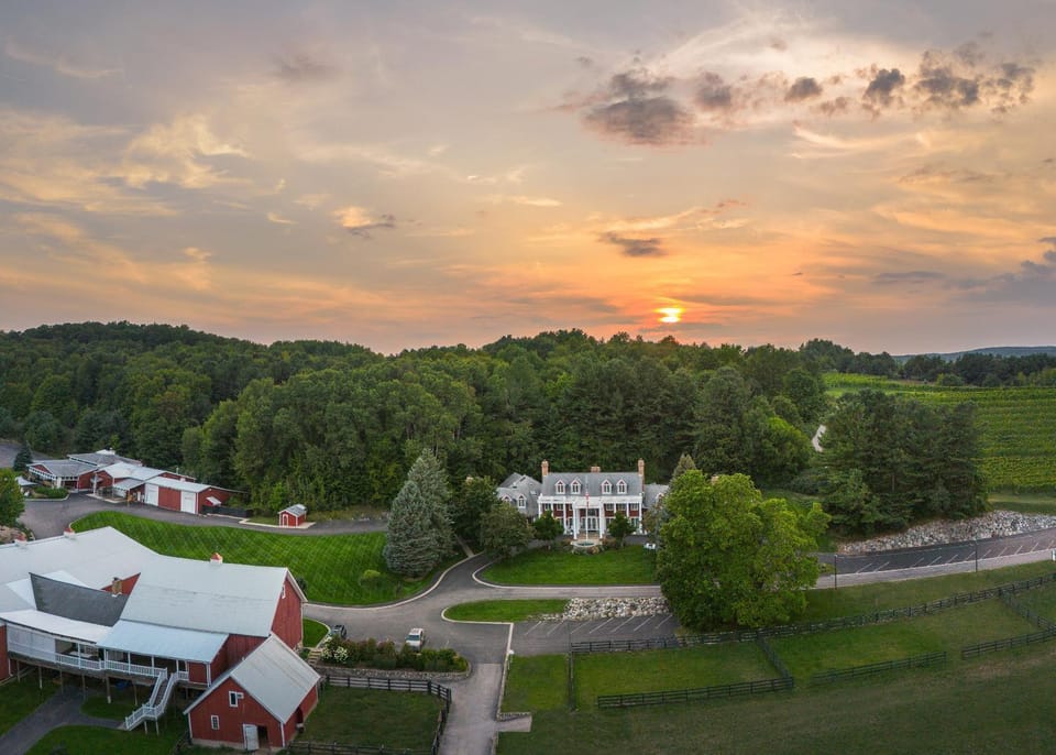 Property building, Spring, Day, Neighbourhood, Natural landscape, Bird's eye view, Sunrise, Sunset