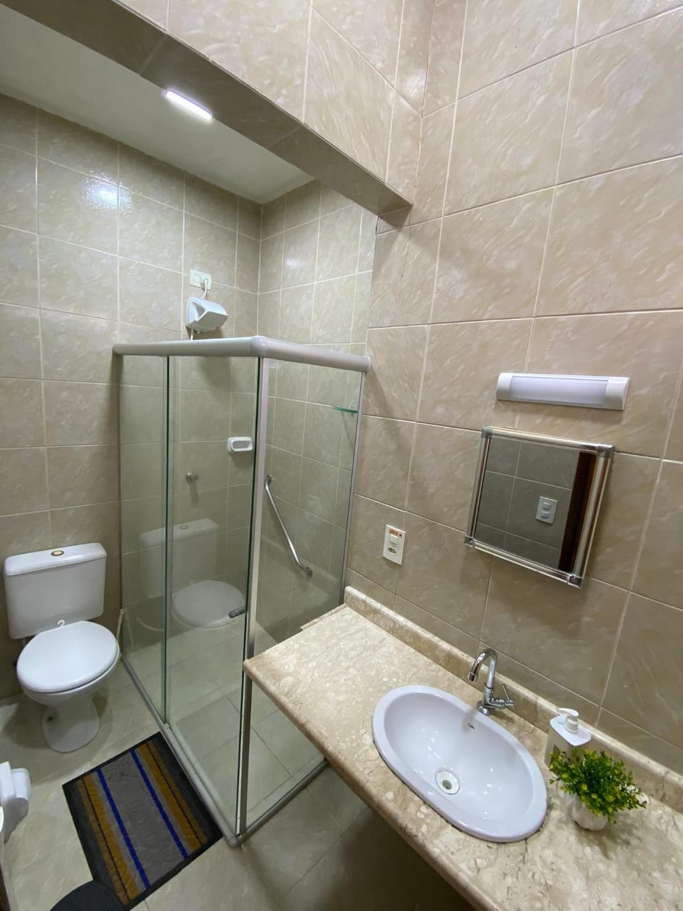 Shower, Toilet, towels