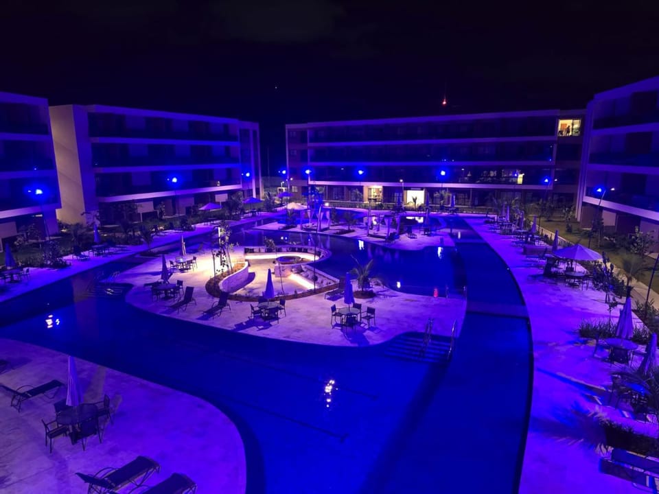 Night, Swimming pool