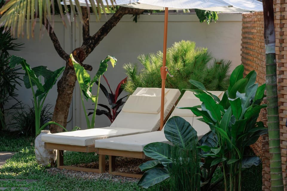 Day, Garden, Seating area, Garden view, sunbed