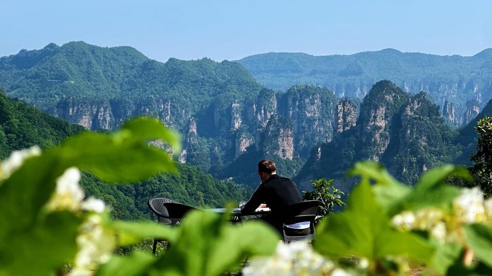 People, Natural landscape, Mountain view