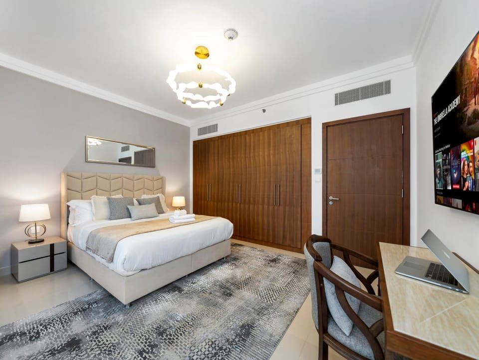 Kensington Lavish 3BR maid Full Burj View-Dubai Mall connect Apartment in Dubai