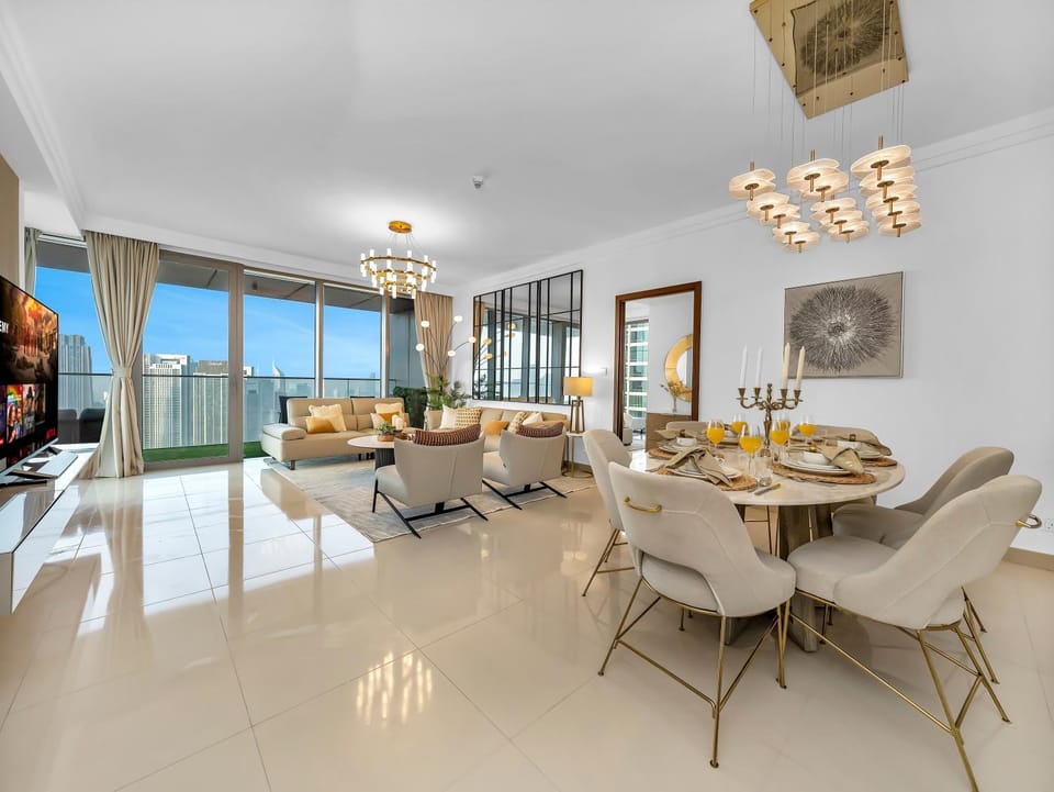 Kensington Lavish 3BR maid Full Burj View-Dubai Mall connect Apartment in Dubai