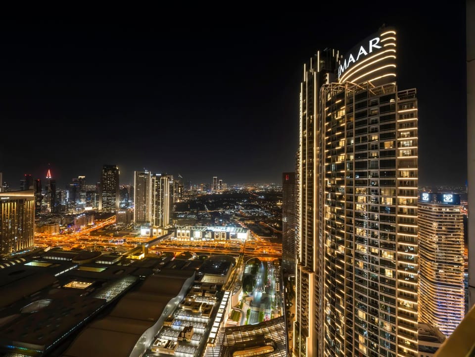 Night, Bird's eye view, City view