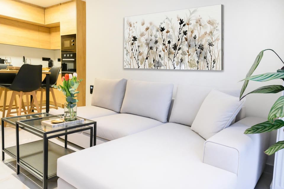 Living room, Seating area, Dining area
