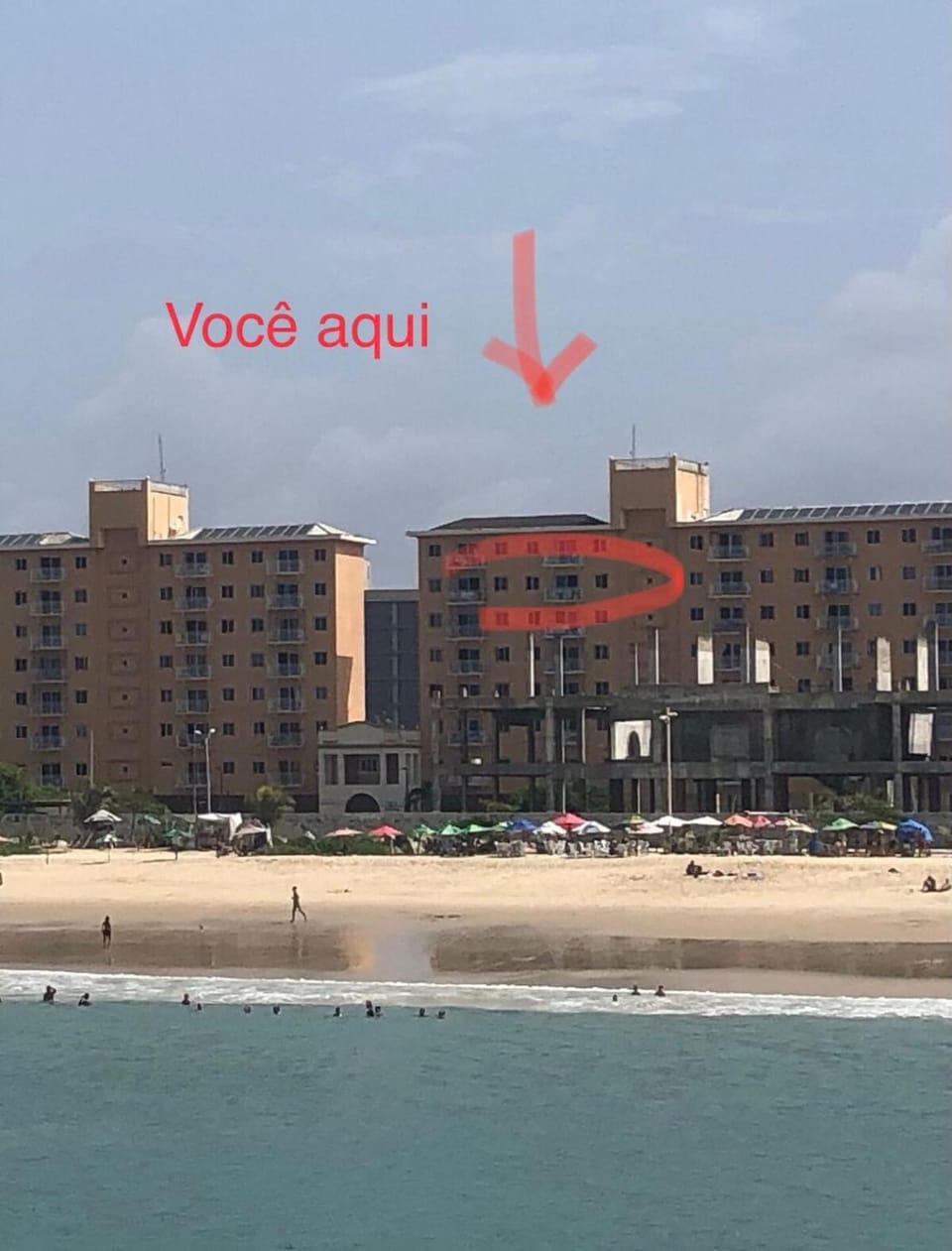 Flat vista frontal da praia de Iracema Apartment in Fortaleza