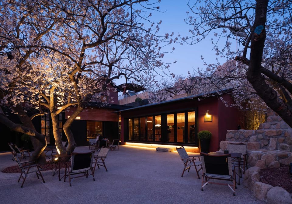 Property building, Spring, Day