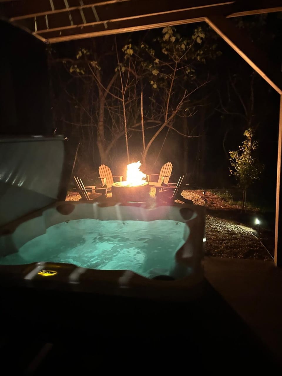 Night, Hot Tub
