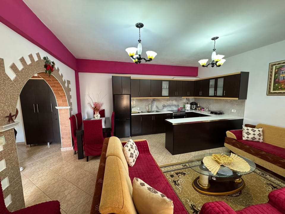 Living room, Seating area, Dining area