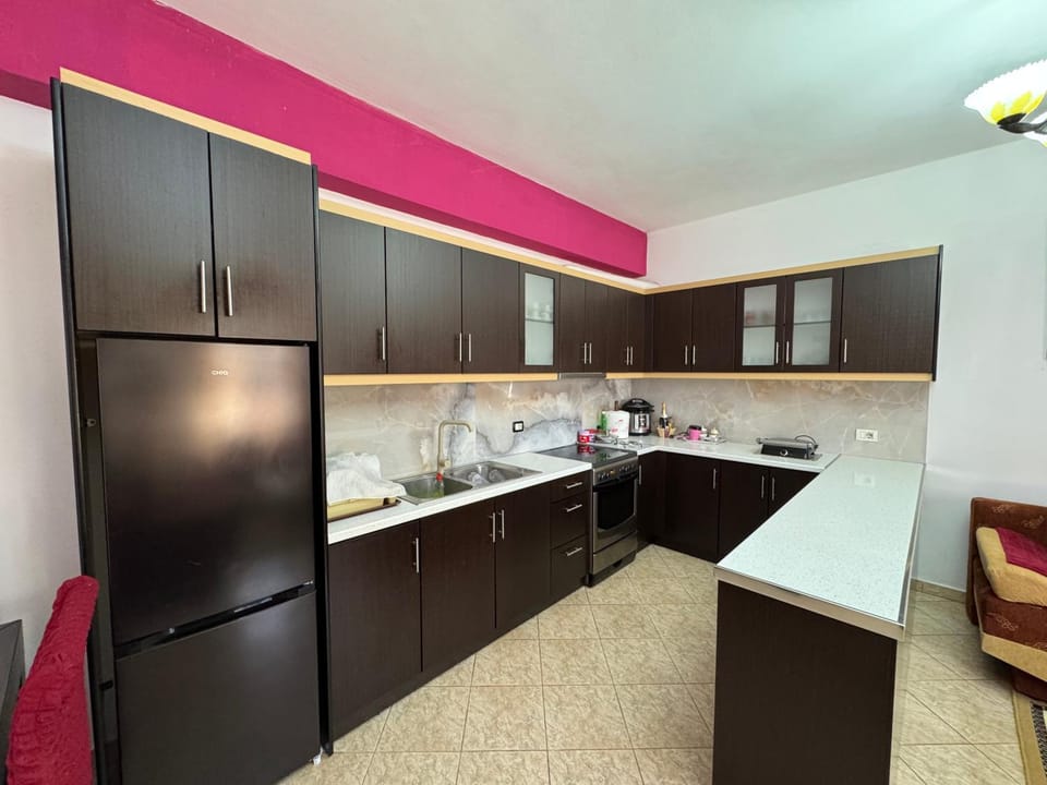 Living room, kitchen