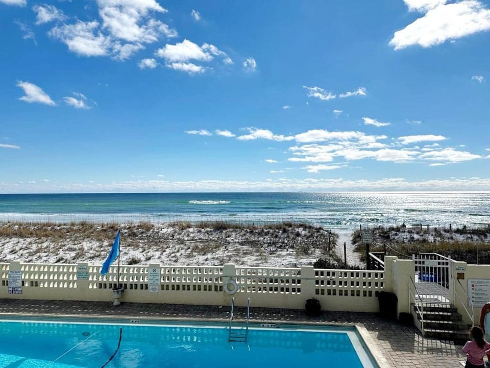 View (from property/room), Beach, Pool view, Sea view, Swimming pool