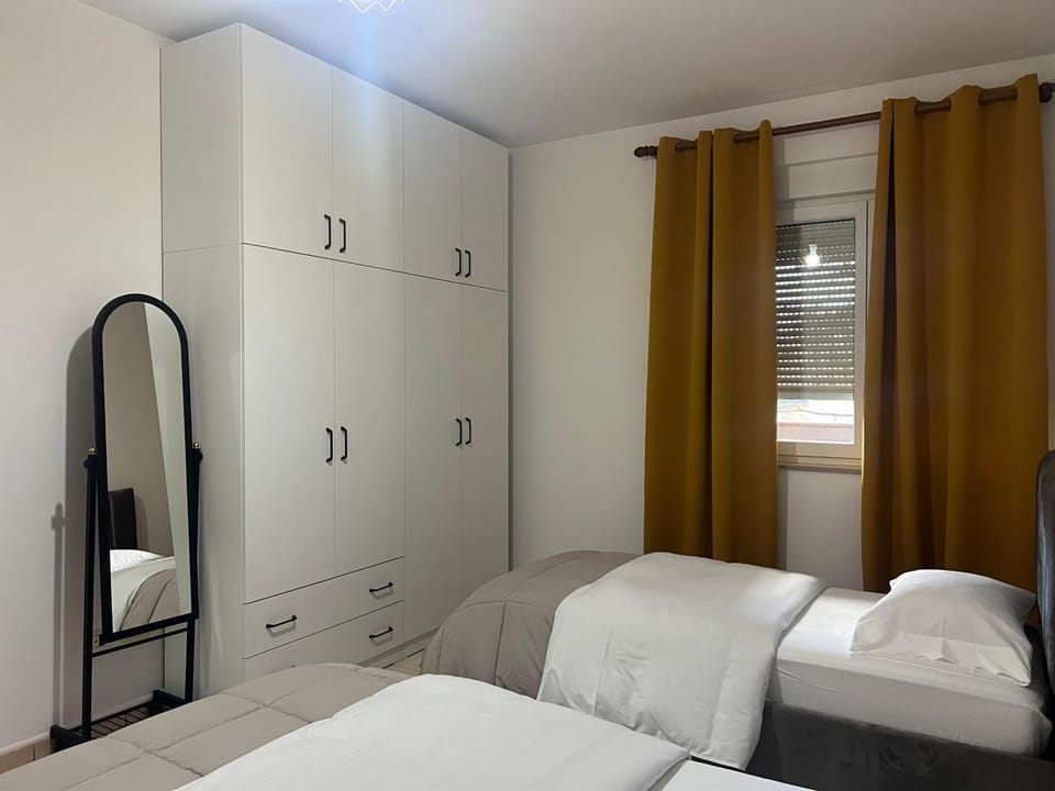 Bed, Photo of the whole room, Bedroom, wardrobe