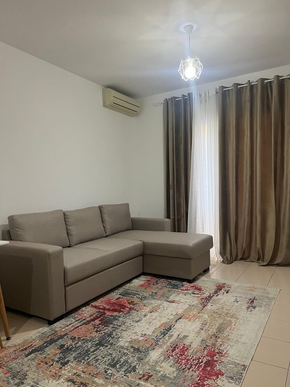 Living room, Seating area, air conditioner