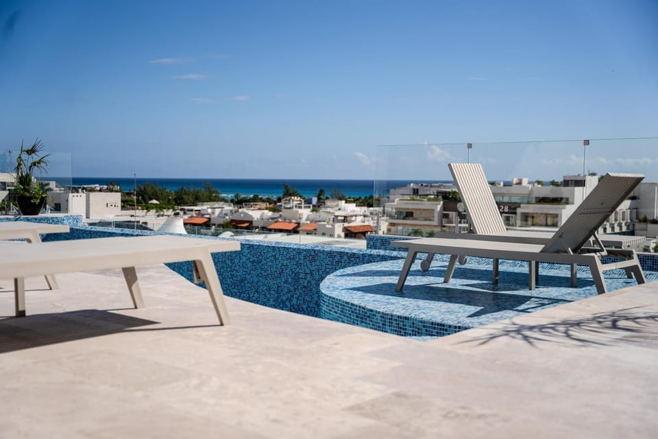 Pool view, Sea view, Swimming pool