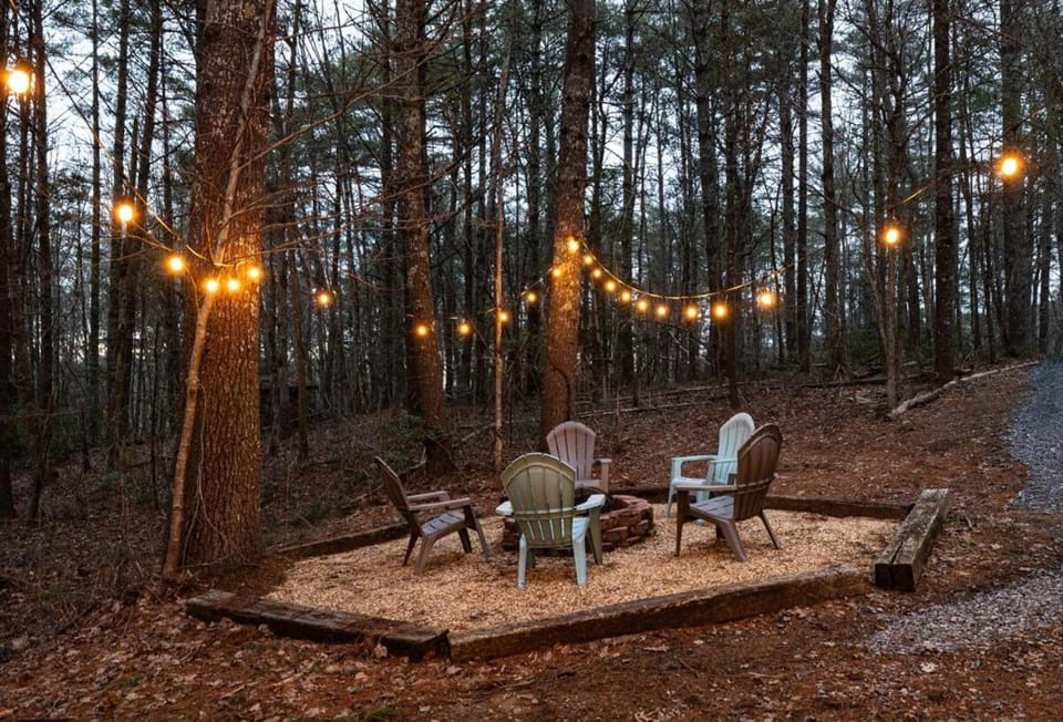 Natural landscape, fireplace
