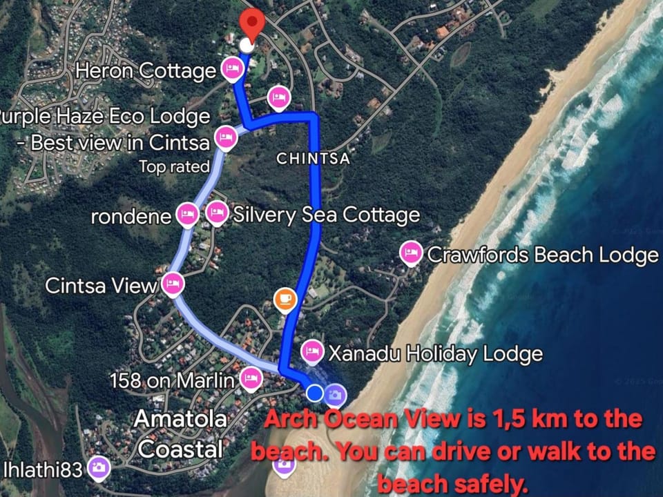 Neighbourhood, Natural landscape, Sea view, Street view