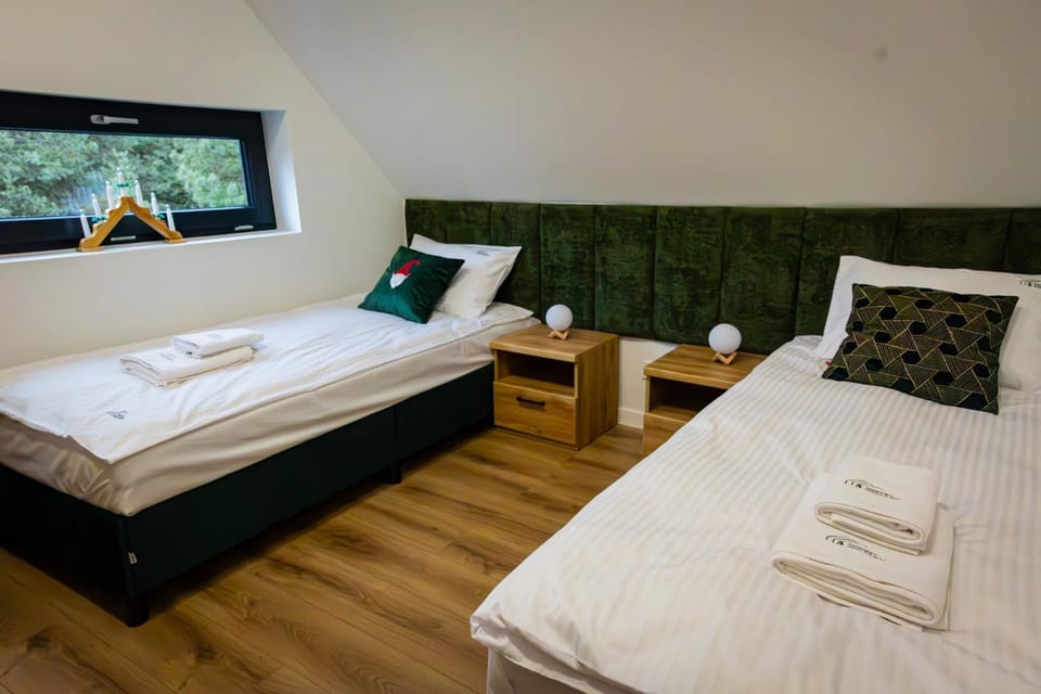 Stodoły Pod Gajem z Balią i Sauną Chalet in Poland