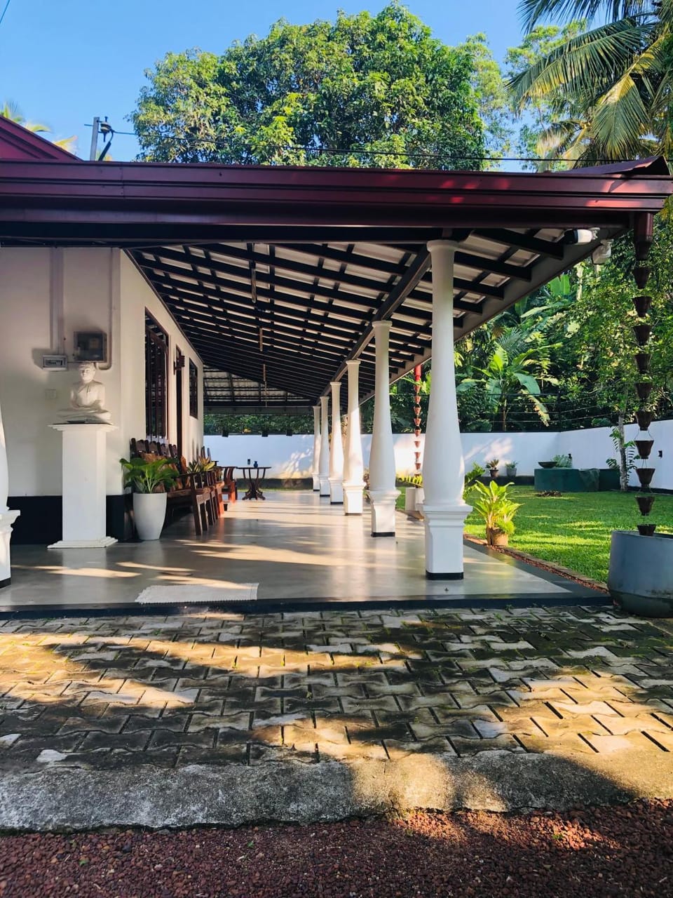 Property building, Garden view