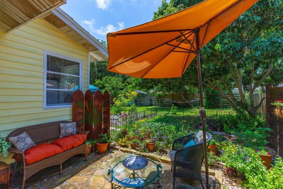 Patio, Garden, Seating area, Garden view