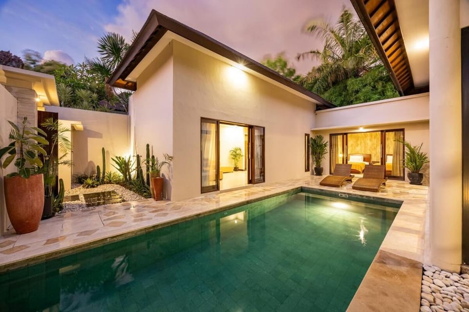 Property building, Patio, Natural landscape, Swimming pool