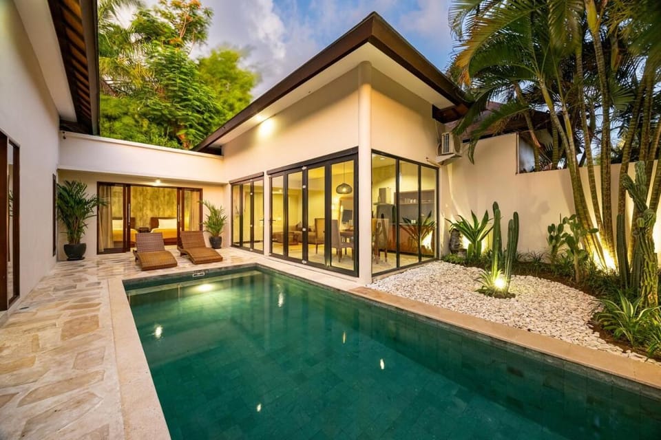 Property building, Patio, Pool view, Swimming pool