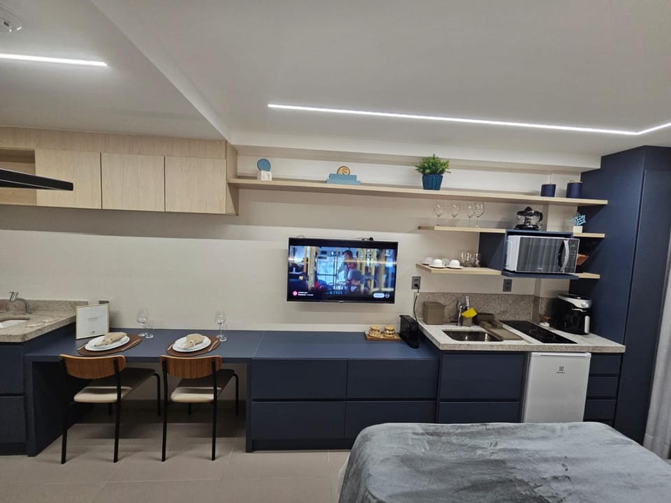 Kitchen or kitchenette, Living room, Bedroom