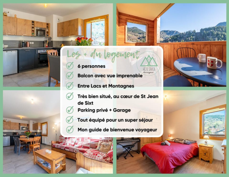 Appt Cosy centre ville à 5 min des stations de ski Apartment in La Clusaz