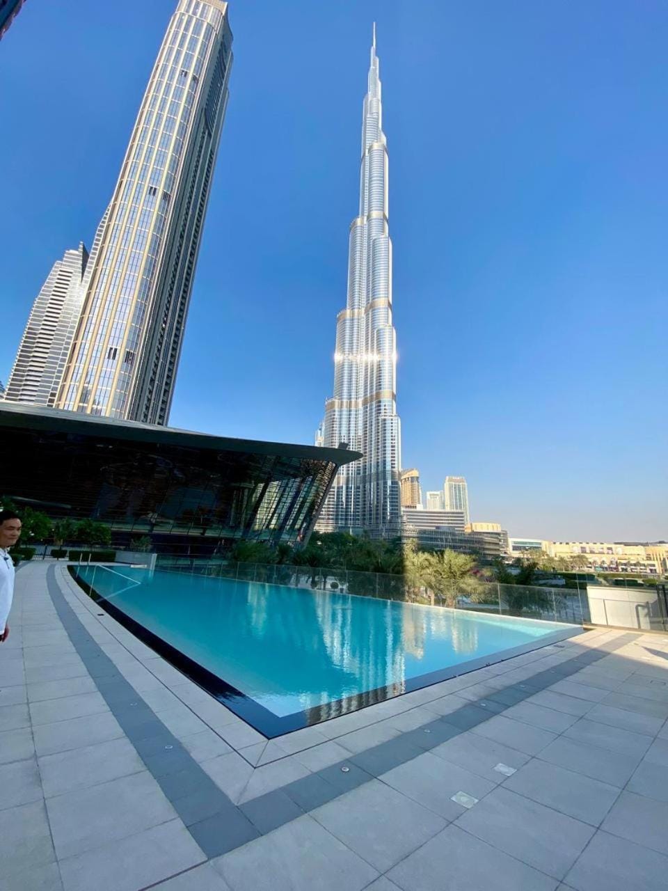 Grande signature residence Smart Burj khalifa Fountains view large 3 bedroom hall 4 bathroom view burj khalifa Fountains from hall and rooms balcony Apartment in Dubai