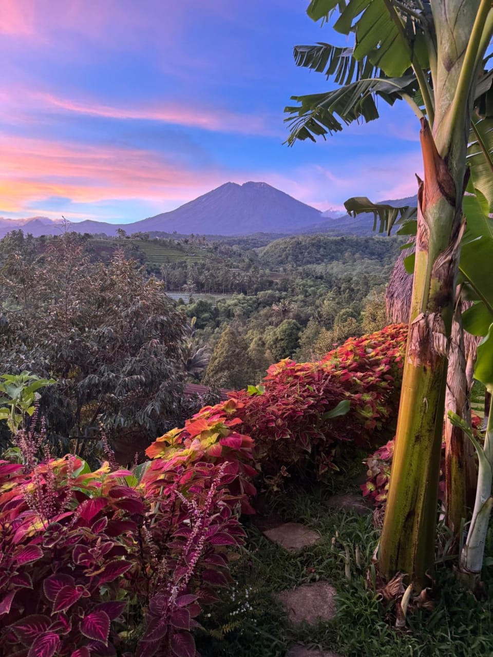 Natural landscape, Mountain view, Sunset