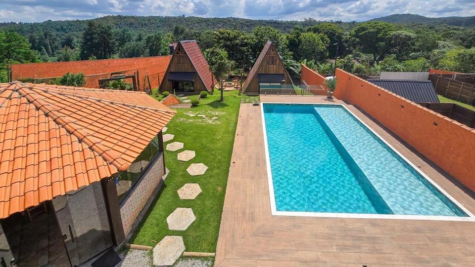 Property building, Pool view