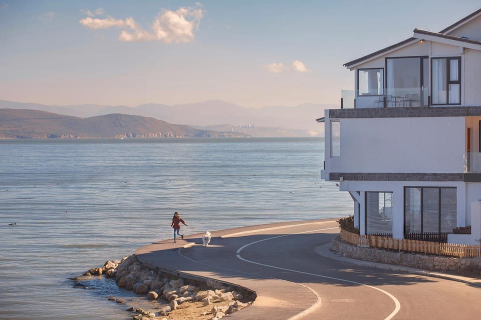 Property building, Day, Natural landscape, Lake view