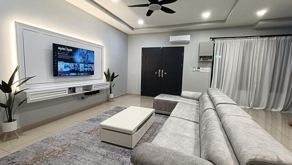 Living room, air conditioner