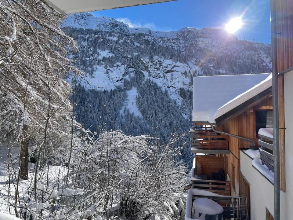 Day, Natural landscape, Winter, Mountain view