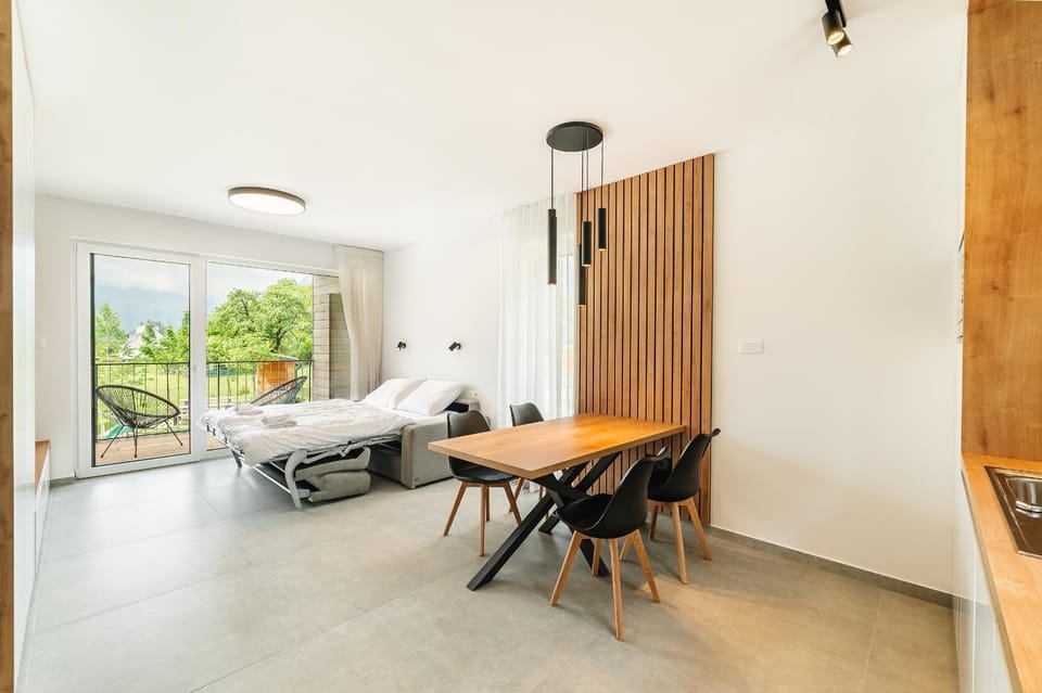 Photo of the whole room, Seating area, Dining area