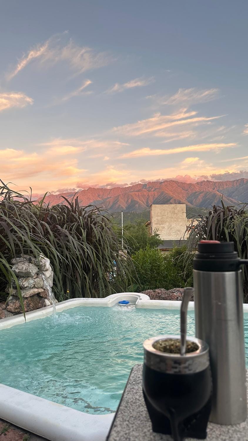 Natural landscape, Garden view, Mountain view, Pool view