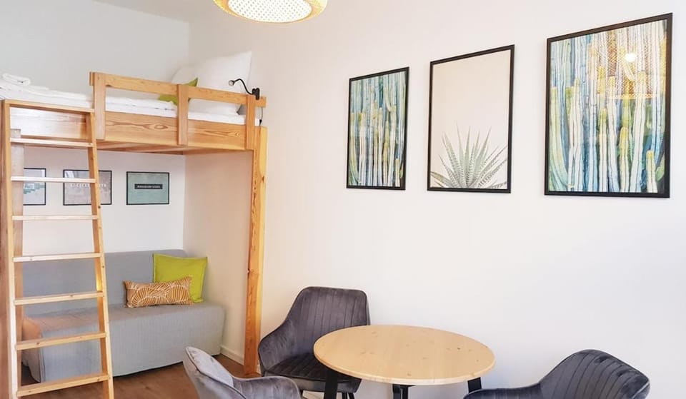Living room, Photo of the whole room, bunk bed