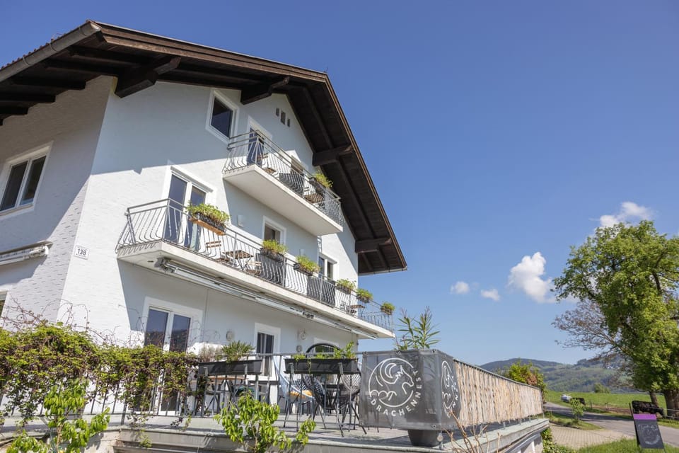 Property building, Spring, Day, Natural landscape, View (from property/room), Balcony/Terrace
