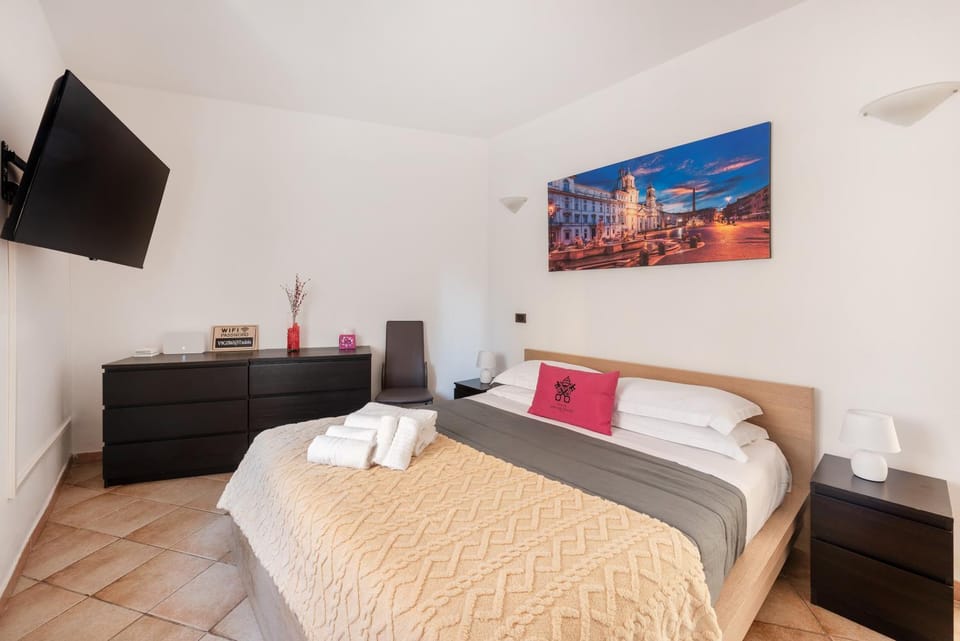 Communal lounge/ TV room, Bed, TV and multimedia, Photo of the whole room, Evening entertainment, Bedroom, towels