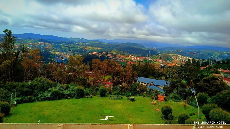 Natural landscape, Garden, Mountain view