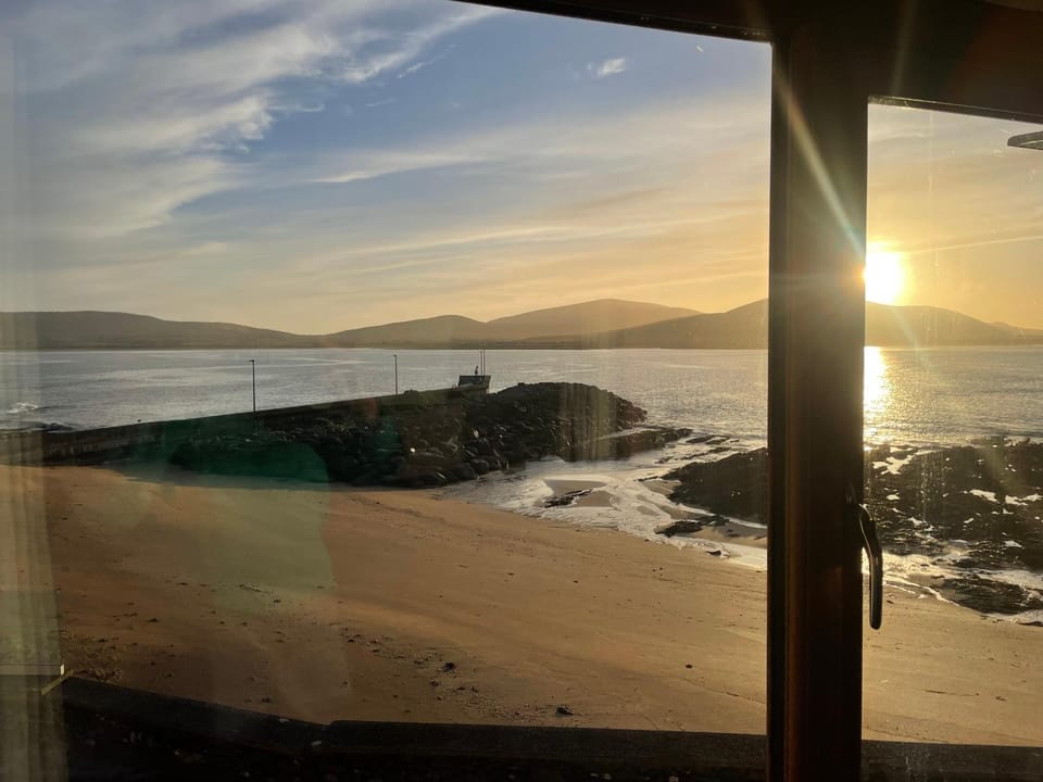 Nearby landmark, Natural landscape, Beach, Sea view, Sunset